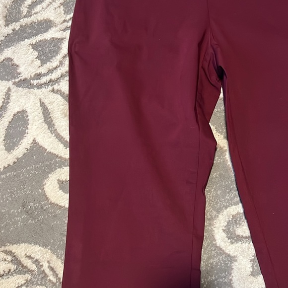 Eric casual wine colored pants. Stretchy. No pockets. New. Size 1X - Picture 2 of 7